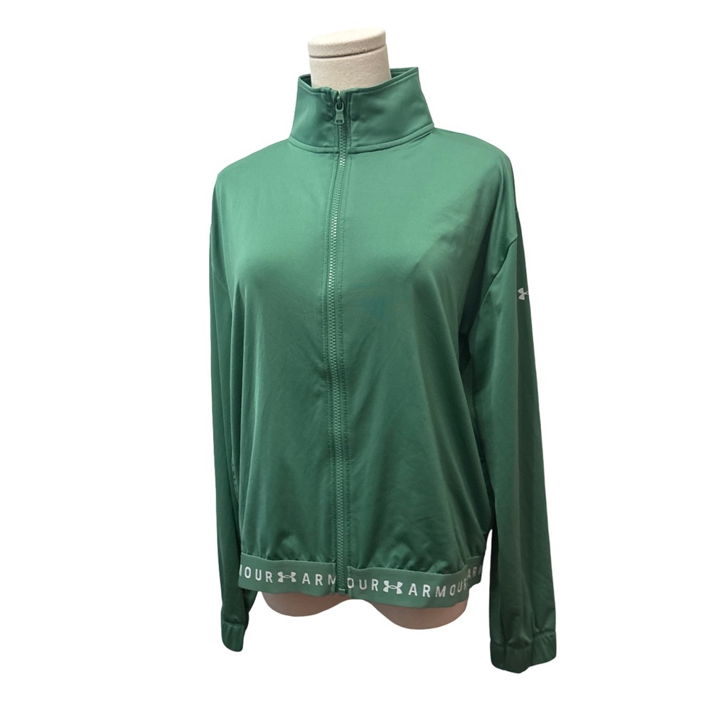 Under Armour Teal Zip-Up Jacket - size M